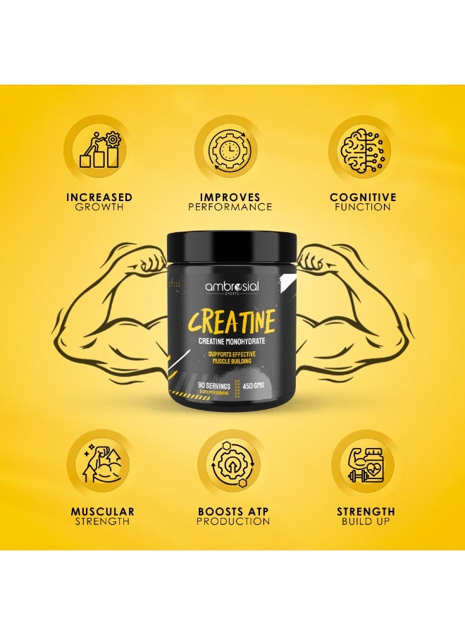 أمبروسيال الكرياتين مونوهيدرات 450 ملغ 90 حصة - Image 2